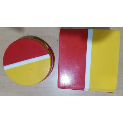 Mouthguard Blanks 4mm - 3 Colours - RED/WHITE/YELLOW - CLEARANCE - DISCONTINUED